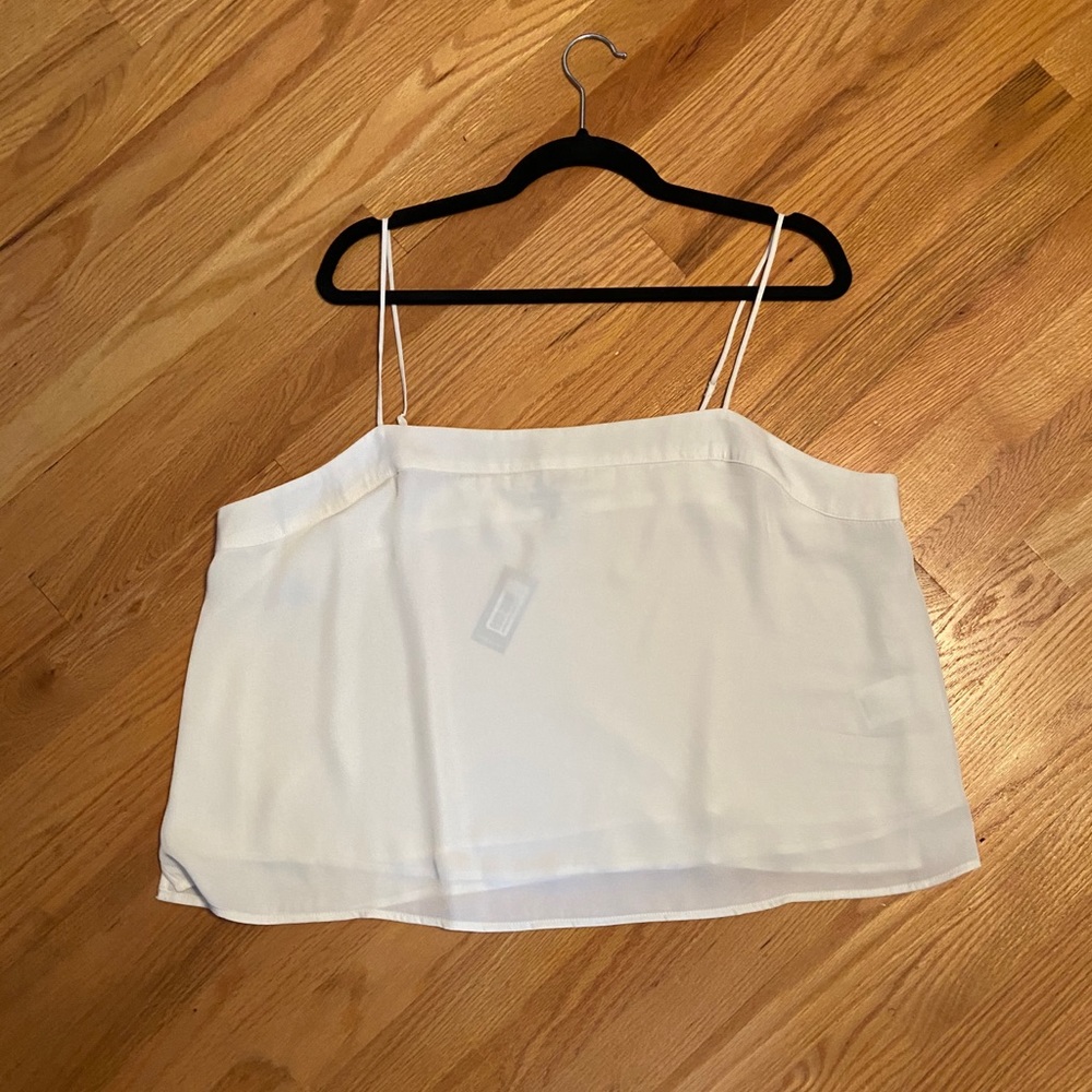 Express spaghetti strap white blouse